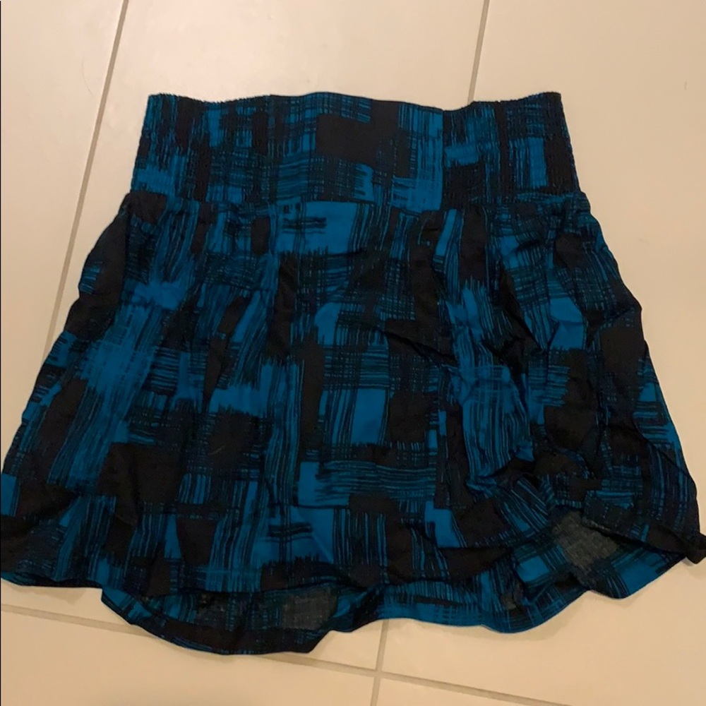 Teal and Black Gap Skirt